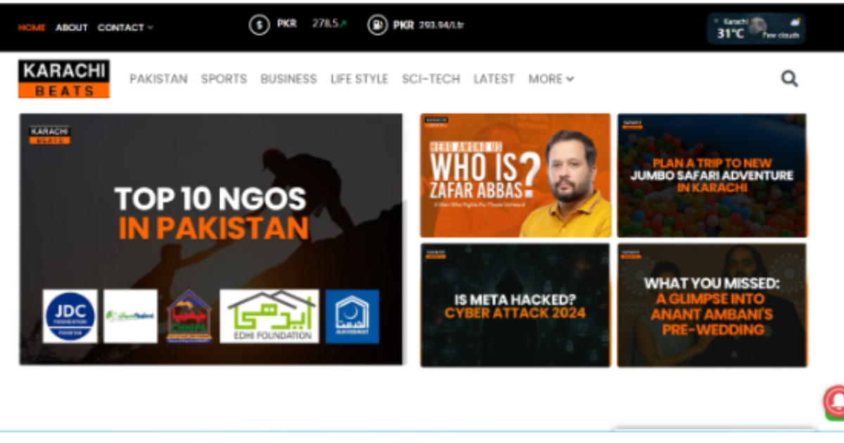 Top E-news Website in Pakistan | Karachibeats.com
